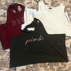 VS Women's sleeveless workout T-shirt bundle